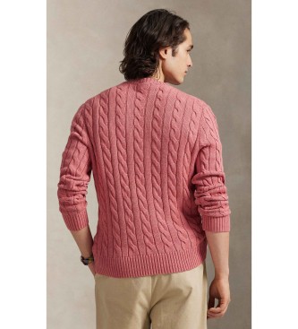 Polo Ralph Lauren Jersey de algod�n en punto de ochos rosa