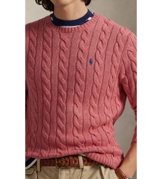 Polo Ralph Lauren Jersey de algod�n en punto de ochos rosa