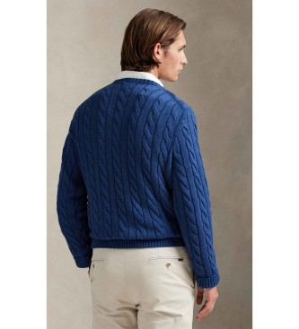 Polo Ralph Lauren Jersey de algod�n en punto de ochos azul