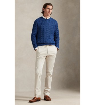 Polo Ralph Lauren Jersey de algod�n en punto de ochos azul