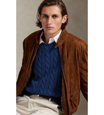 Polo Ralph Lauren Jersey de algod�n en punto de ochos azul