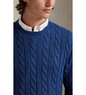 Polo Ralph Lauren Jersey de algod�n en punto de ochos azul