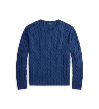 Polo Ralph Lauren Jersey de algod�n en punto de ochos azul