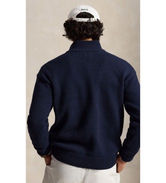 Polo Ralph Lauren Pull en coton Relaxed Fit marine