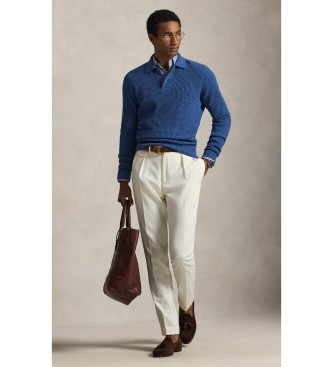 Polo Ralph Lauren Pulover iz bombaža in volne s polo ovratnikom