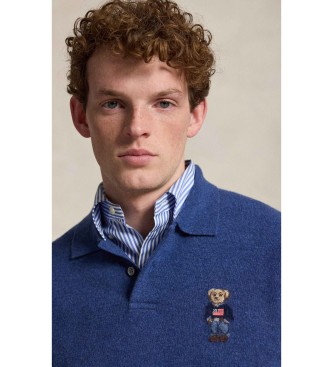 Polo Ralph Lauren Jersey de cachemira con Polo Bear marino