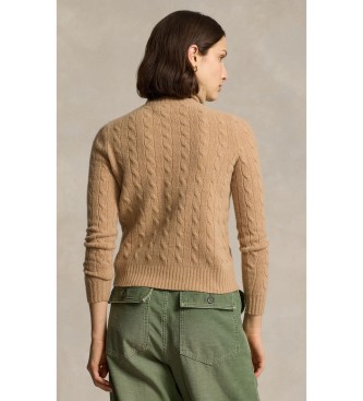 Polo Ralph Lauren Beige kasjmier en wollen trui