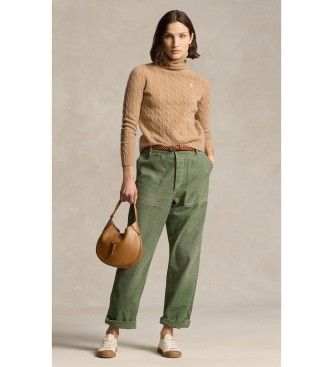 Polo Ralph Lauren Beige kasjmier en wollen trui