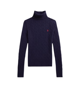 Polo Ralph Lauren Kasjmier- en wollen trui in marineblauw