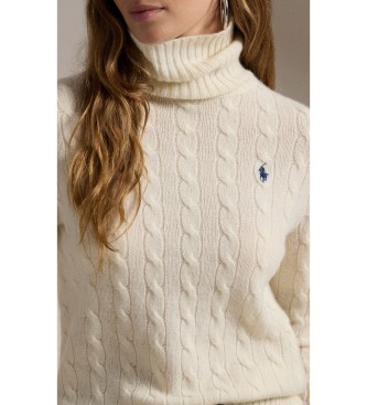 Polo Ralph Lauren Crèmewitte trui van kasjmier en wol