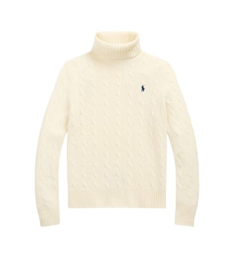 Polo Ralph Lauren Crèmewitte trui van kasjmier en wol