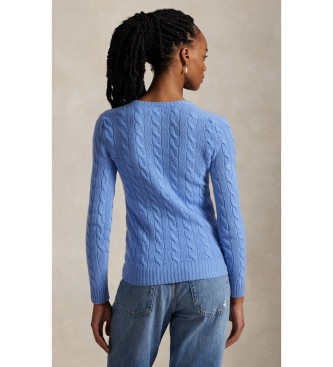 Polo Ralph Lauren Camisola de caxemira e lã azul