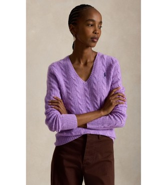 Polo Ralph Lauren Pullover aus Kaschmir und Wolle in Flieder