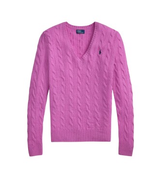 Polo Ralph Lauren Roza pulover iz ka?mirja in volne