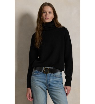 Polo Ralph Lauren Pull en laine à col roulé noir