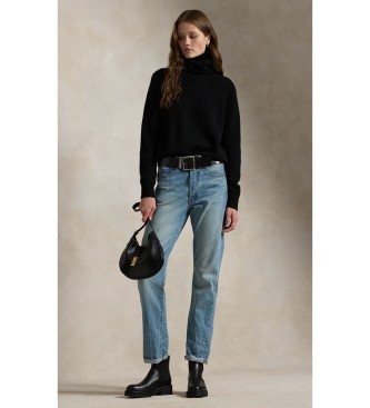 Polo Ralph Lauren Pull en laine à col roulé noir