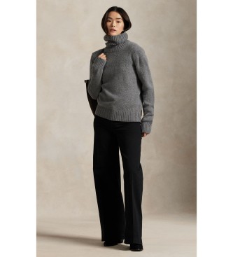Polo Ralph Lauren Pull en laine à col roulé gris