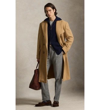 Polo Ralph Lauren Jersey de lana y algod�n con cremallera marino