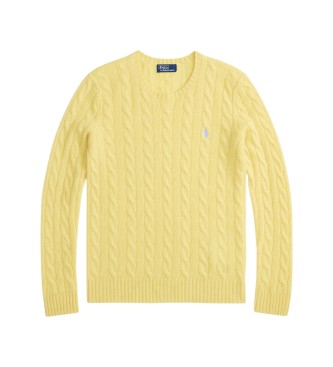 Polo Ralph Lauren Rumena majica iz volne in ka?mirja