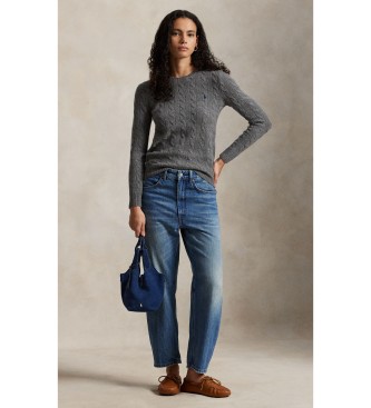Polo Ralph Lauren Grijs trui van wol en kasjmier