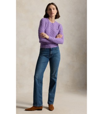 Polo Ralph Lauren Camisola de lã e caxemira lilás