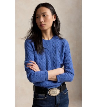 Polo Ralph Lauren Modra majica iz volne in ka?mirja