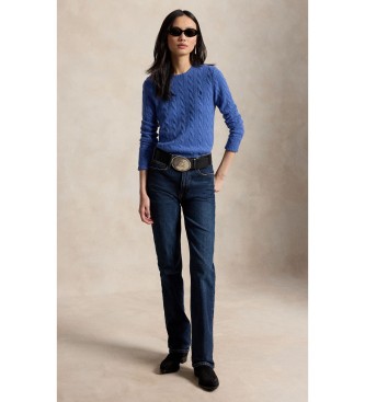 Polo Ralph Lauren Modra majica iz volne in ka?mirja