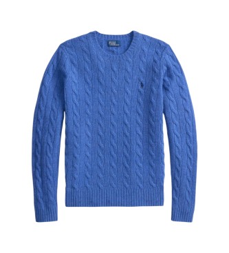 Polo Ralph Lauren Modra majica iz volne in ka?mirja