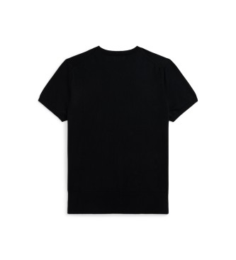 Polo Ralph Lauren Camisola de manga curta com gola redonda preta