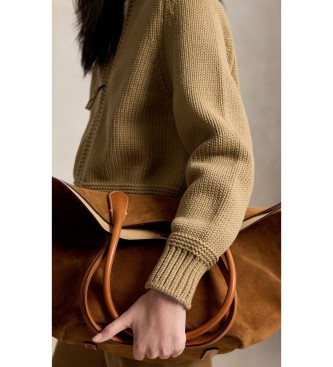 Polo Ralph Lauren Pull en mélange de coton beige