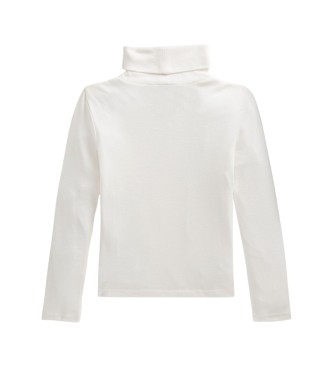 Polo Ralph Lauren Jersey côtelé en modal et coton blanc cassé