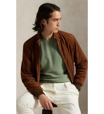 Polo Ralph Lauren Zeleni bombažni pleteni pulover iz pique materiala