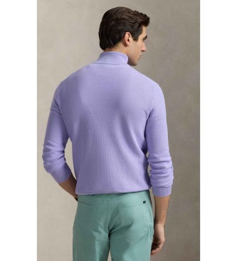 Polo Ralph Lauren Lila gebreide trui van katoen en piqu�