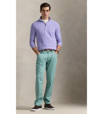 Polo Ralph Lauren Lila gebreide trui van katoen en piqu�