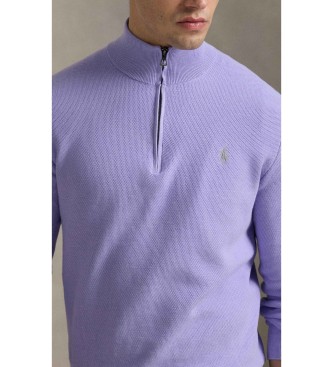 Polo Ralph Lauren Lila gebreide trui van katoen en piqu�