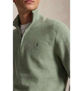 Polo Ralph Lauren Zelen pulover iz pikeja in bomba?a