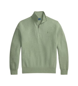 Polo Ralph Lauren Zelen pulover iz pikeja in bomba?a