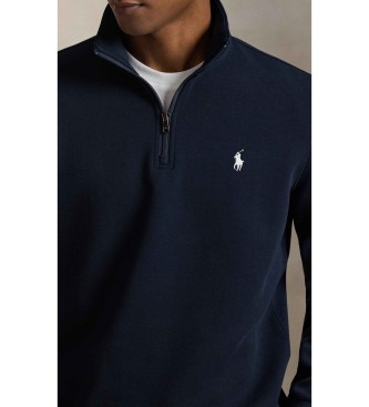 Polo Ralph Lauren Dobbeltstrikket tr�je med kort navy-lynl�s