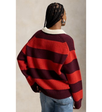Polo Ralph Lauren Rde?a ragbi majica iz volnene me?anice