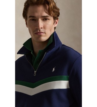 Polo Ralph Lauren Jersey s potiskom s kratkimi rokavi mornarsko modre barve