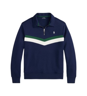 Polo Ralph Lauren Jersey s potiskom s kratkimi rokavi mornarsko modre barve