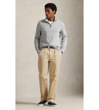 Polo Ralph Lauren Jersey Estate-Rib con zip corta