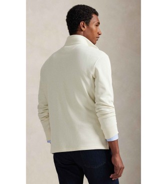 Polo Ralph Lauren Jersey Estate-Rib con cremallera corta beige