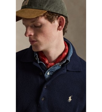 Polo Ralph Lauren Jersey ample en coton avec drapeau marine