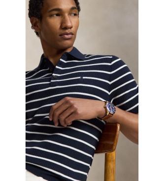 Polo Ralph Lauren Jersey tipo polo de algodón acanalado marino