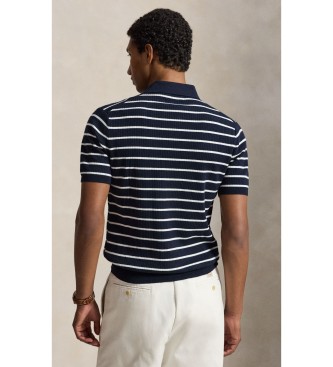 Polo Ralph Lauren Jersey tipo polo de algodón acanalado marino