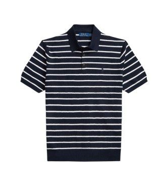 Polo Ralph Lauren Jersey tipo polo de algodón acanalado marino