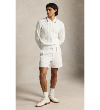 Polo Ralph Lauren Polo trui in wit kabelbreisel