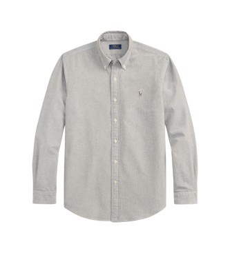 Polo Ralph Lauren A icónica camisa Oxford em tom taupe