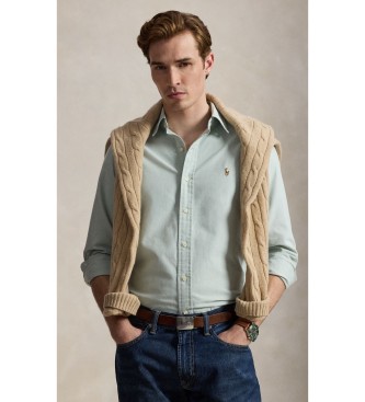 Polo Ralph Lauren Das ikonische hellgrüne Oxford-Hemd